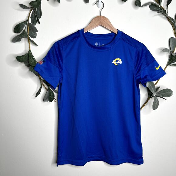 LA Rams Blue DriFit Tee LAST CALL - Picture 1 of 5